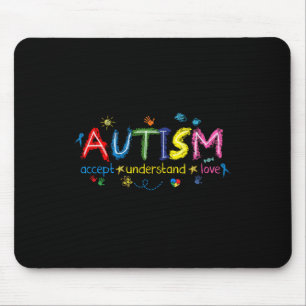 Alfombrilla De Ratón Concienciación sobre el autismo aceptar entender e