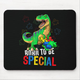 Alfombrilla De Ratón Concienciación sobre el autismo infantil Dino Auti
