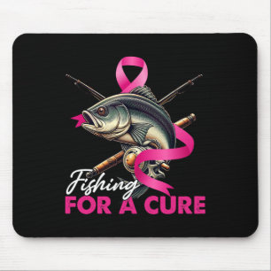 Alfombrilla De Ratón Concienciación Sobre El Cáncer De Mama En La Pesca