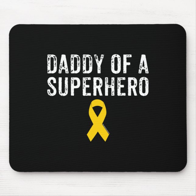 Alfombrilla De Ratón Concienciación sobre el cáncer infantil pediátrico (Frente)