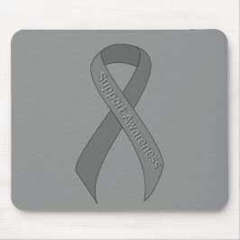 Alfombrilla De Ratón Concienciación sobre el soporte de cinta gris