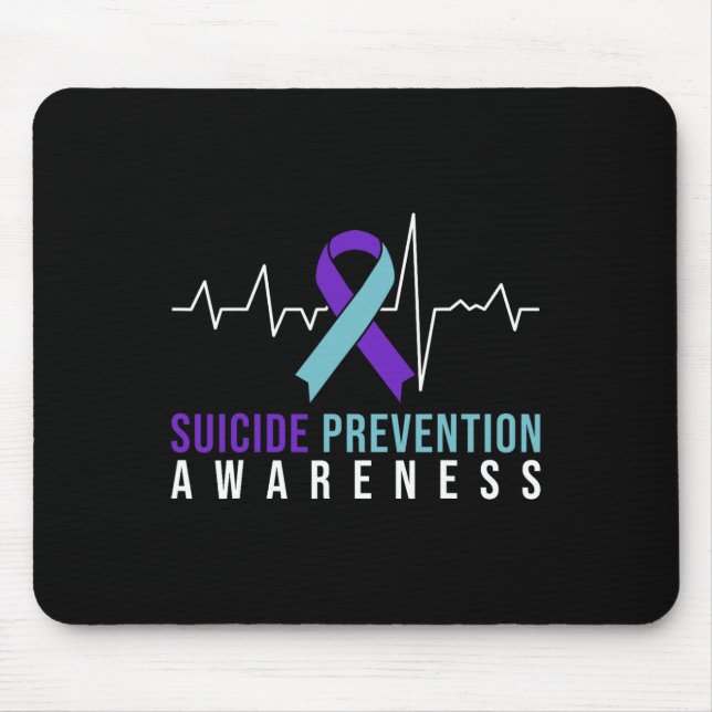 Alfombrilla De Ratón Concienciación sobre la prevención del suicidio Ci (Frente)