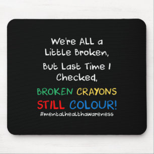 Alfombrilla De Ratón Concienciación sobre la salud mental Ayuda para la