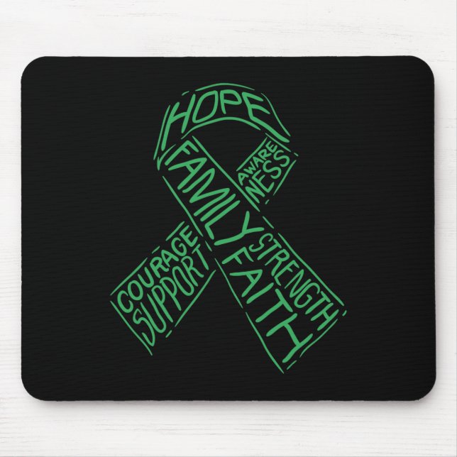 Alfombrilla De Ratón Concienciación sobre la salud mental Enfermedad Pa (Frente)