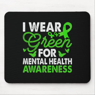 Alfombrilla De Ratón Concienciación sobre la salud mental que uso es te