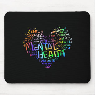Alfombrilla De Ratón Concienciación sobre la salud mental Regalos de de