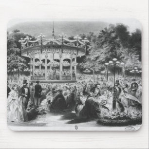 Alfombrilla De Ratón Concierto en el Champs-Elysees, 1865 de Musard