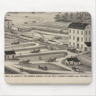 Alfombrilla De Ratón Condado de Arkansas City Roller Mill, Kansas