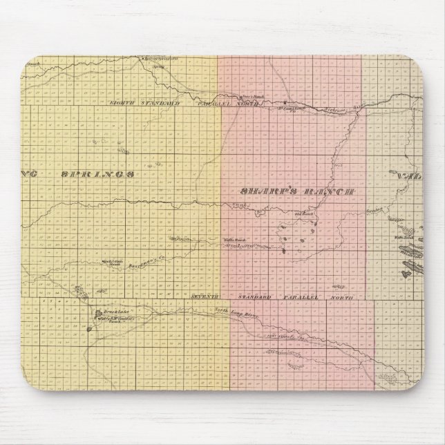 Alfombrilla De Ratón Condado de Cherry, Nebraska (Frente)