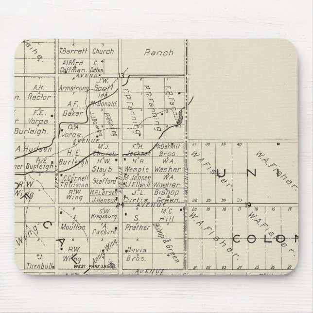 Alfombrilla De Ratón Condado de Fresno, California 35 (Frente)