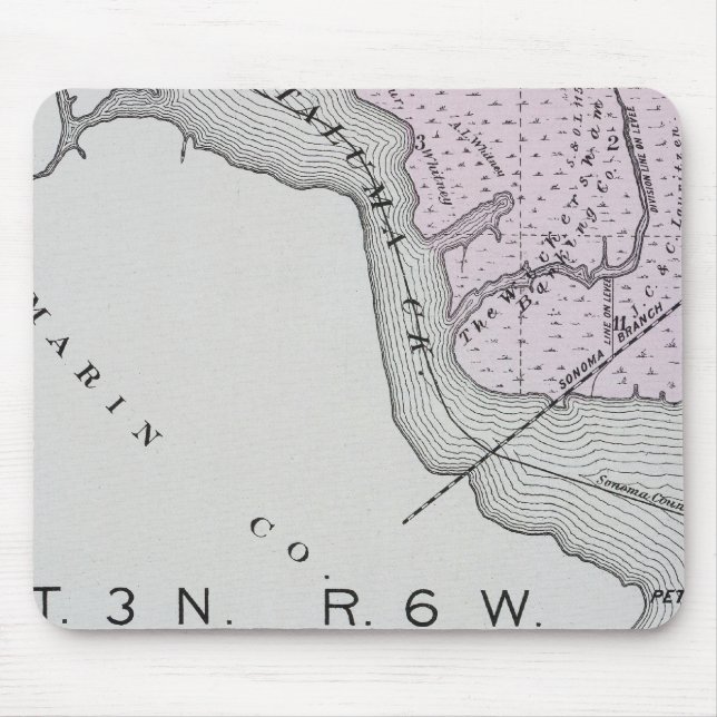 Alfombrilla De Ratón Condado de Sonoma, California 13 (Frente)