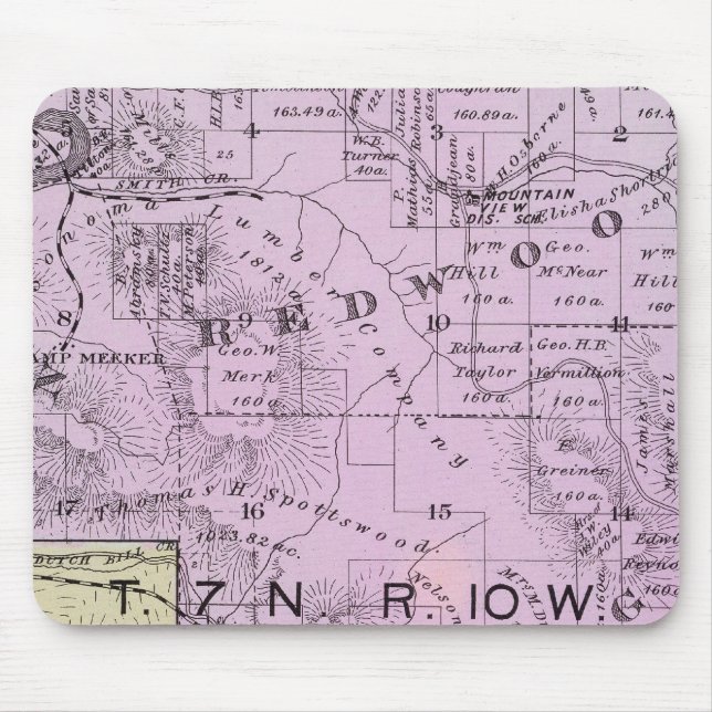 Alfombrilla De Ratón Condado de Sonoma, California 8 (Frente)