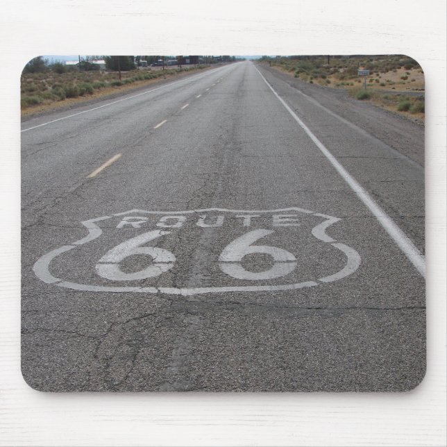 Alfombrilla De Ratón Conducción de la ruta 66 (Frente)