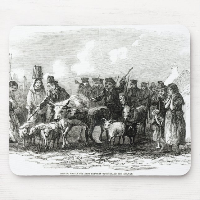 Alfombrilla De Ratón Conducción del ganado para el alquiler (Frente)