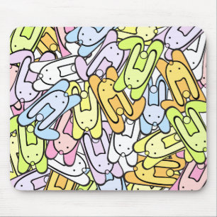 Alfombrilla De Ratón conejillos de colores