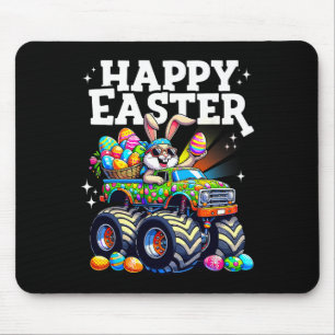 Alfombrilla De Ratón Conejito de Camión Monstruo de Pascua Feliz Divert