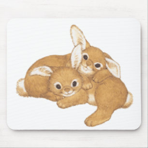 Alfombrilla De Ratón Conejitos de Huggy