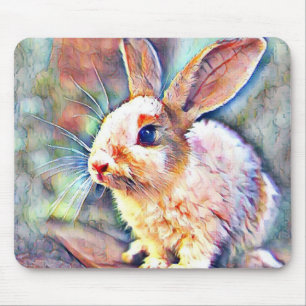 Alfombrilla De Ratón conejo acuarell