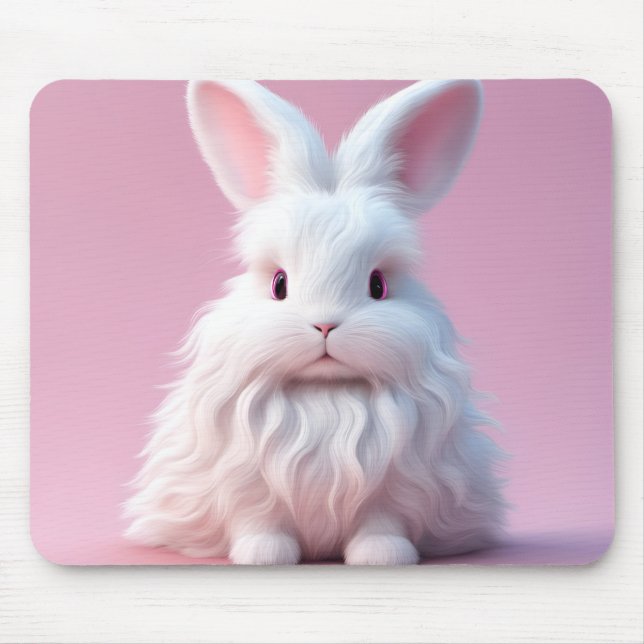 Alfombrilla De Ratón Conejo, Angora, animal (Frente)