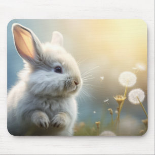 Alfombrilla De Ratón Conejo conejo conejo animal salvaje tranquilidad p