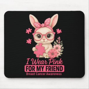 Alfombrilla De Ratón Conejo Cuto Que Uso Rosa Para Mi Amigo Cance De Ma