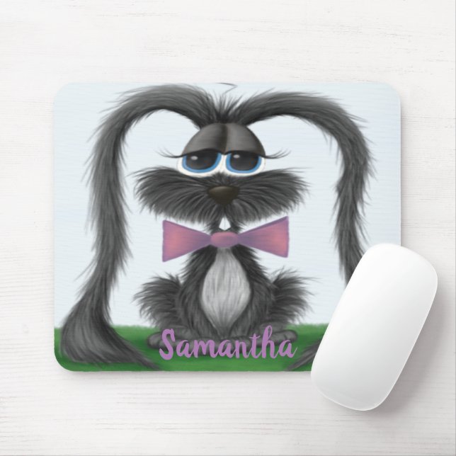 Alfombrilla De Ratón Conejo de conejo conejo adorable (Con ratón)