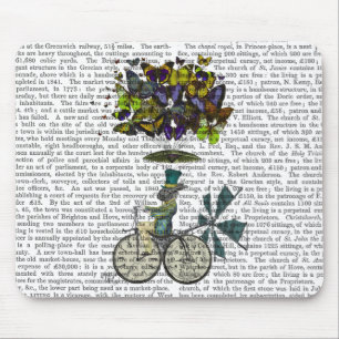 Alfombrilla De Ratón Conejo de moscas de tiempo