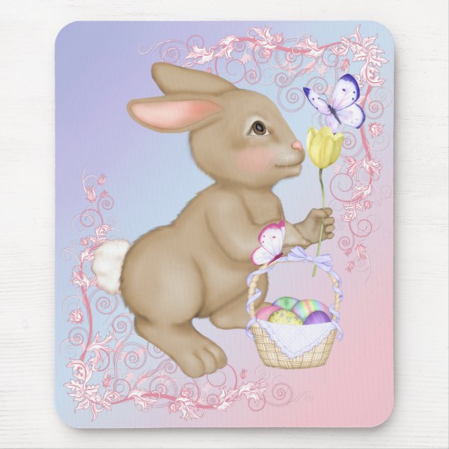 Alfombrilla De Ratón Conejo de Pascua (Frente)