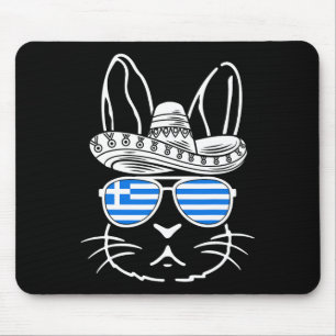 Alfombrilla De Ratón Conejo de Pascua griego Cinco De Mayo 2025 Coincid