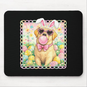 Alfombrilla De Ratón Conejo de Pascua Perro Orejas de Conejo Divertido 