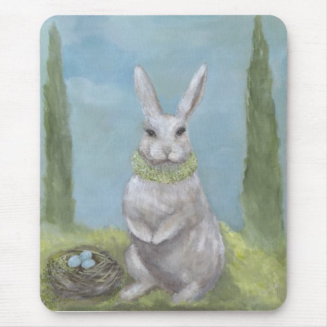 Alfombrilla De Ratón Conejo Mousepad (Frente)