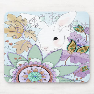 Alfombrilla De Ratón Conejo Mousepad del otoño