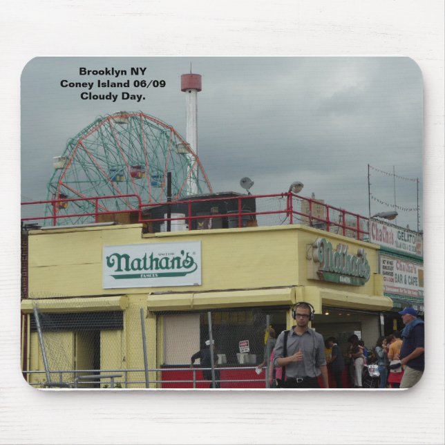 Alfombrilla De Ratón Coney Island NY por Nathan (Frente)