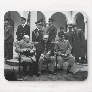 Alfombrilla De Ratón Conferencia de Yalta Roosevelt Stalin Churchill 19