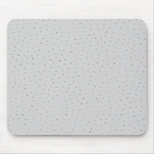 Alfombrilla De Ratón Confeti de Plata Gris