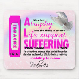 Alfombrilla De Ratón Confianza en ALS en Dios Mousepad