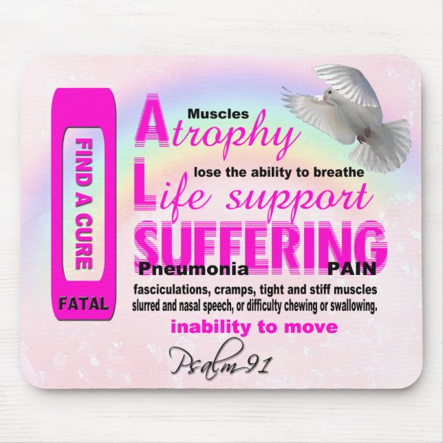 Alfombrilla De Ratón Confianza en ALS en Dios Mousepad