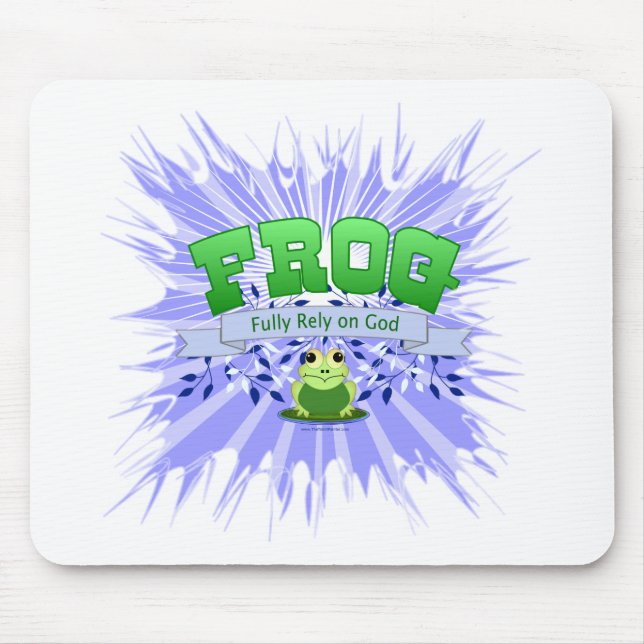 Alfombrilla De Ratón Confiar plenamente en Dios (Frente)
