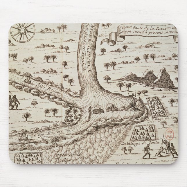 Alfombrilla De Ratón Confluencia del Niger (Frente)