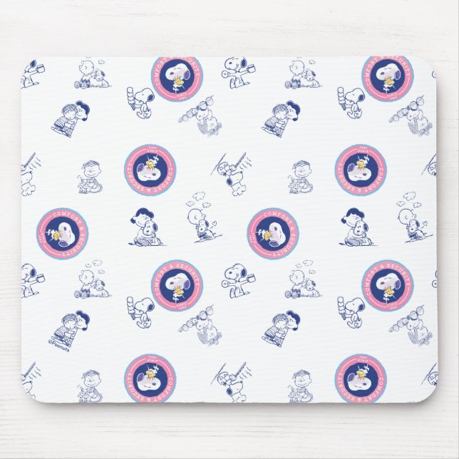 Alfombrilla De Ratón Confort y seguridad | Patrón de comodidad y seguri (Frente)