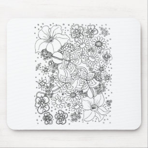 Alfombrilla De Ratón Conglomeración de flores