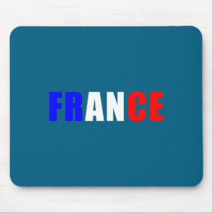 Alfombrilla De Ratón Conjunto de bandera de Francia diseño de jersey fr