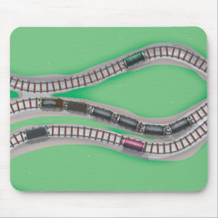 Alfombrilla De Ratón Conjunto de tren