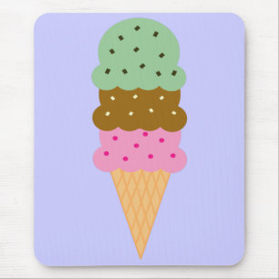 Alfombrilla De Ratón Cono de helado Mousepad