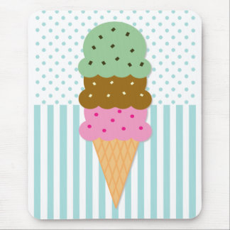 Alfombrilla De Ratón Cono de helado Mousepad