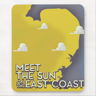 Alfombrilla De Ratón Conozca el sol del poster de la costa este del fer