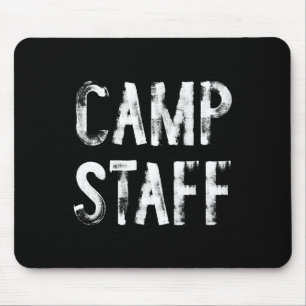 Alfombrilla De Ratón Consejero de personal de campamento Camping