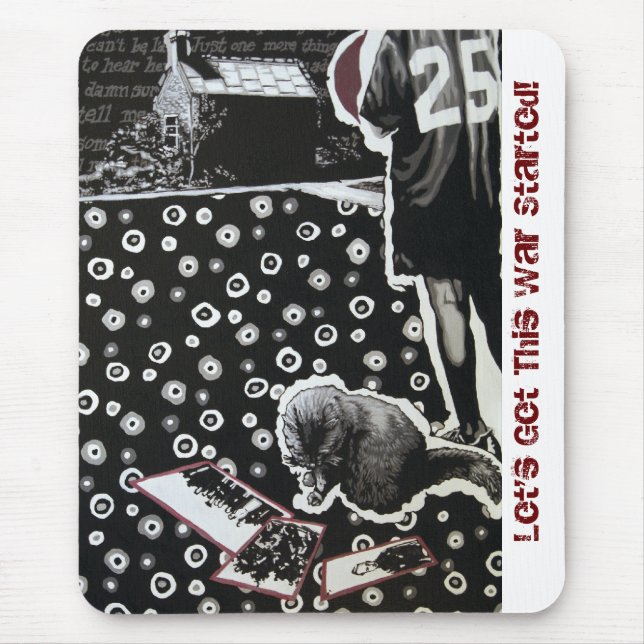 Alfombrilla De Ratón Consigamos este Mousepad comenzado guerra (Frente)