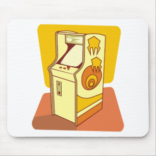 Alfombrilla De Ratón Consola de juegos de arcade de carteles
