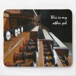 Alfombrilla De Ratón Consola del órgano del St Agustín